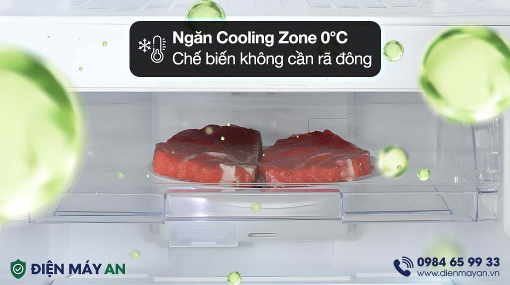 Tủ Lạnh Toshiba Inverter 253 Lít GR-RT329WE-PMV(52) - ngăn Cooling Zone